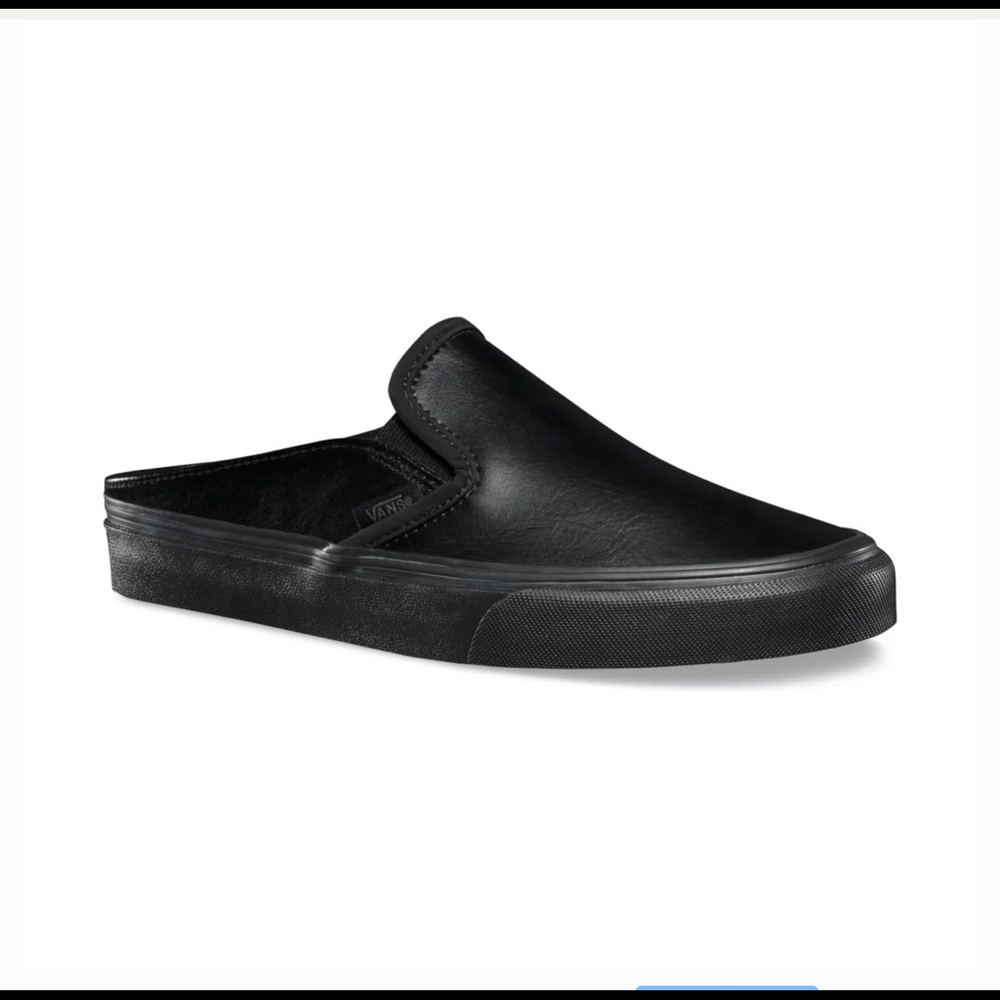 Vans Classic Leather Slip-on Mule < Size says 8 ¹/2 feels like 9
